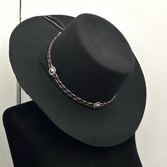Vintage Golden Gate Hat & Cap Co. Black 100% Wool Western “Bolero”Hat, Size XL - Picture 1 of 15